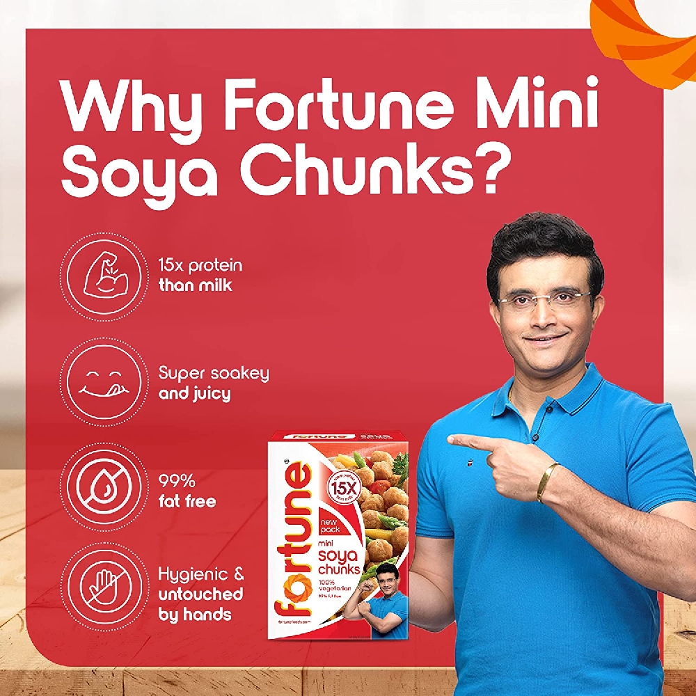 Fortnue Mini Soya Chunks - 200 g