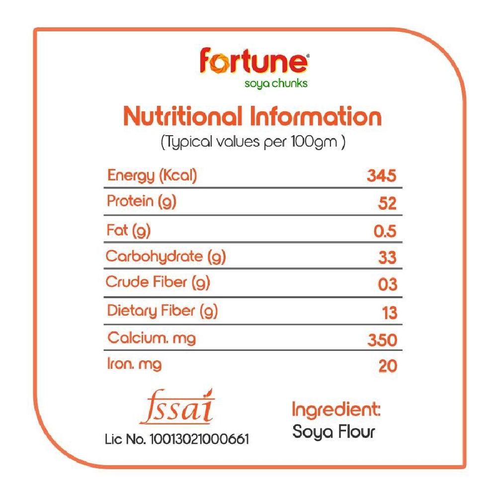 Fortnue Mini Soya Chunks - 200 g