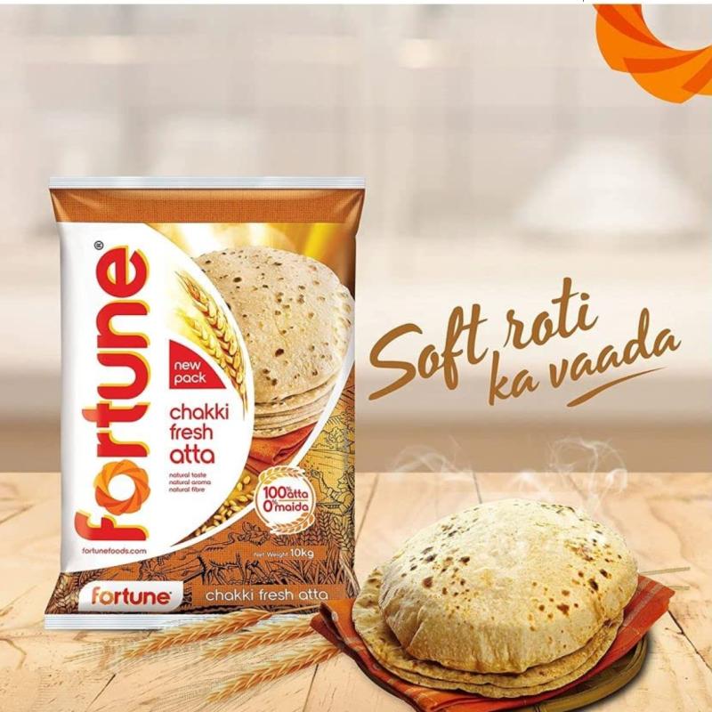 Fortune Chakki Fresh Atta - 10 kg