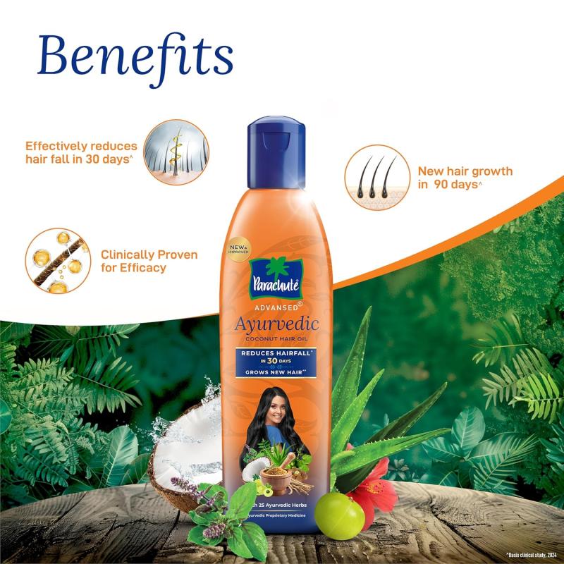 Parachute Advansed Ayurvedic Coconut Hair Oil - 300 ml