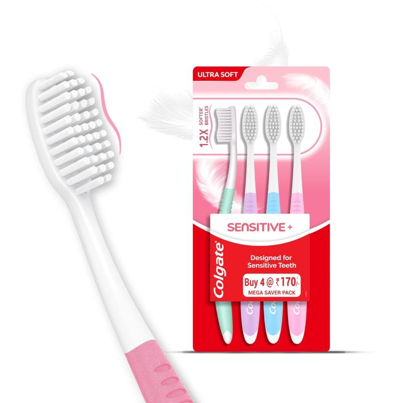 Colgate Sensitive (Ultra Soft) Toothbrush - 1 set (4 pcs)