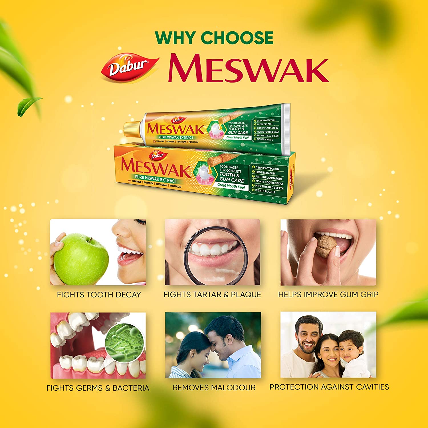 Dabur Meswak Toothpaste - 200 g