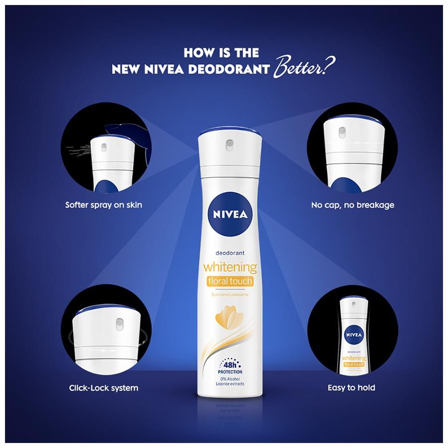 Nivea Whitening Floral Women Deodorant - 150 ml