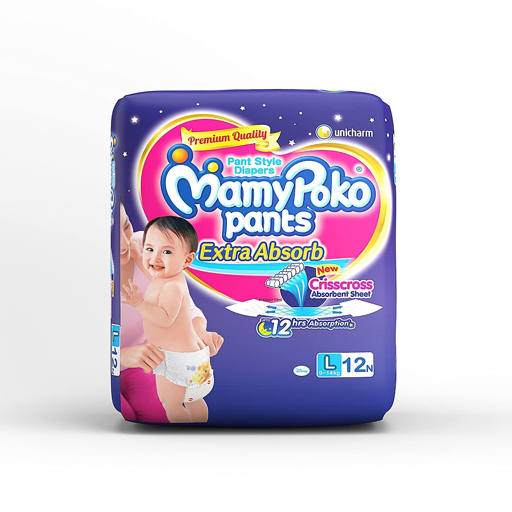 Mamypoko Pants - Extra Absorb Diaper - L - 10 pcs