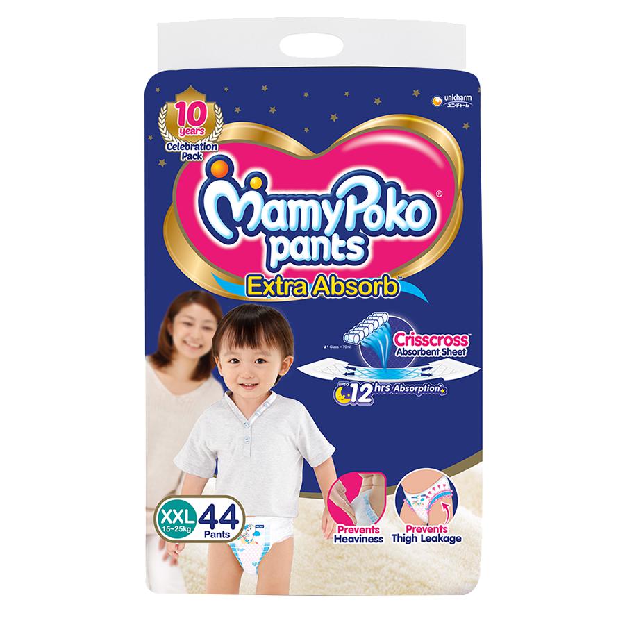 Mamypoko Pants Extra Absorb Diaper - XXL - 34 pcs