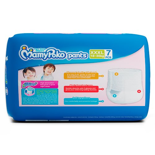 Mamypoko Pants - XXXL - (18-35 kg) - 7 pcs