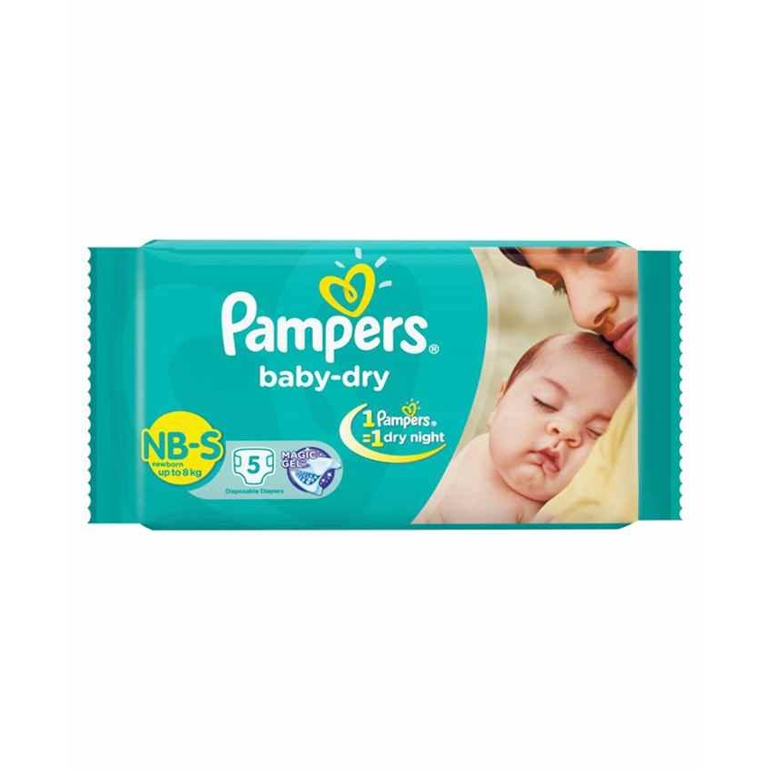 Pampers Baby Dry Pants - NB Small - Up to 8 kg - 5 PCS
