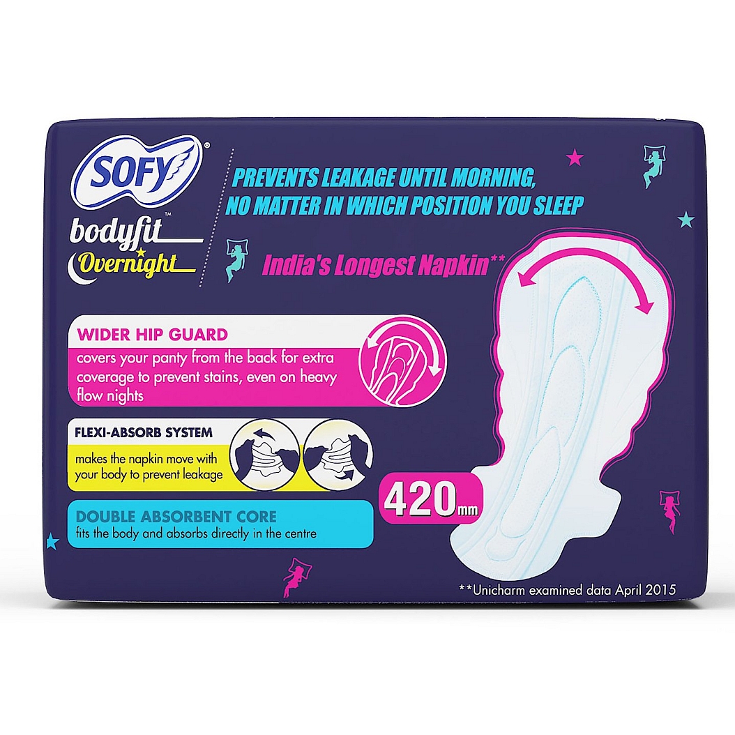 Sofy Bodyfit Overnight Pads - XXXL - 3 pcs