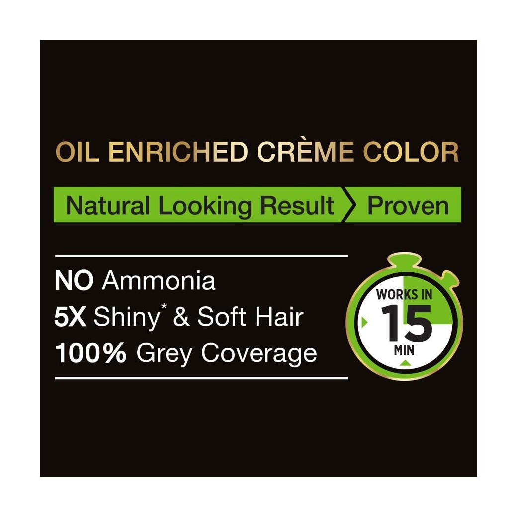 Garnier Black Naturals Hair Colour Shade (2.0 Original Black) - 20 ml + 20 g