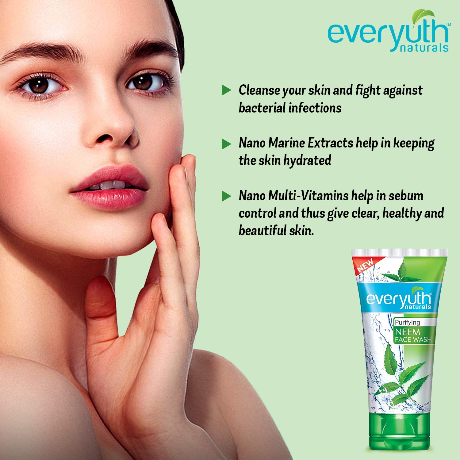 Everyuth Purifying Neem Face Wash - 150 g
