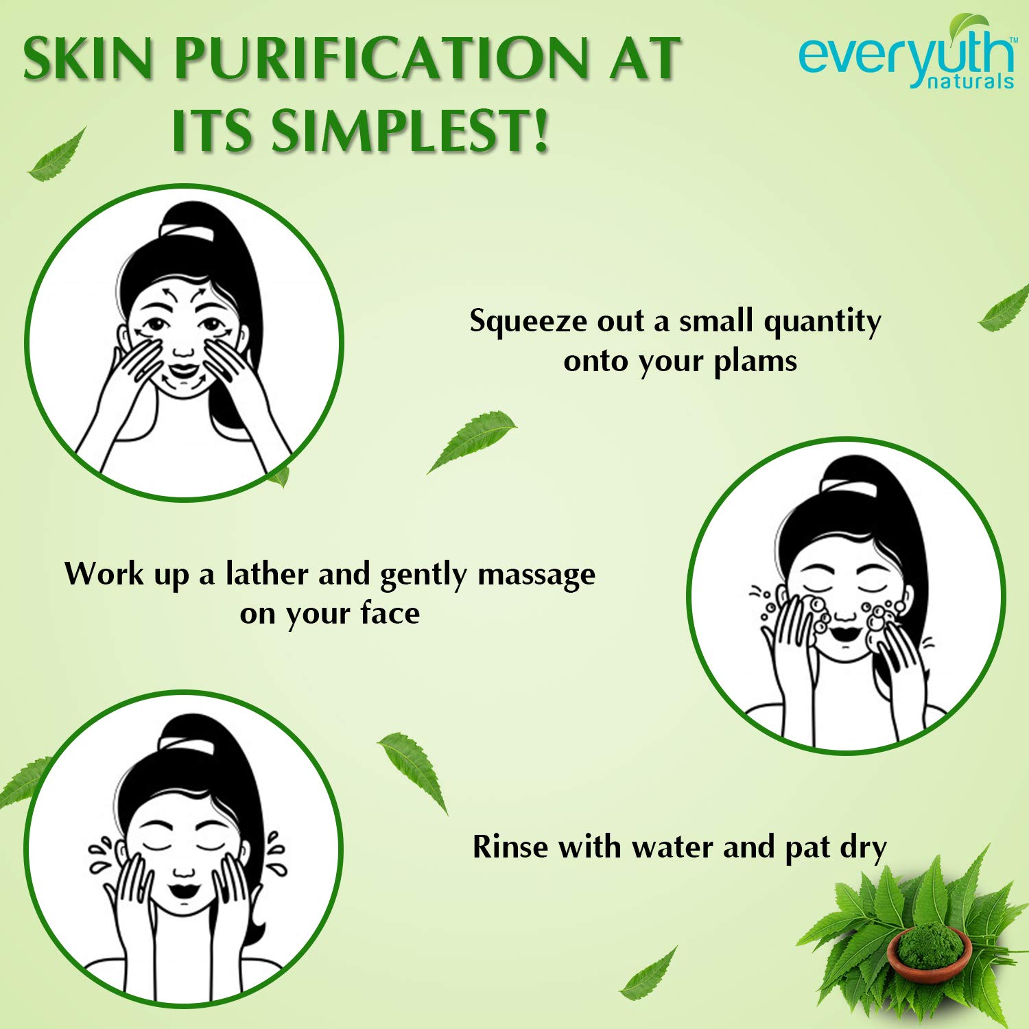 Everyuth Purifying Neem Face Wash - 150 g