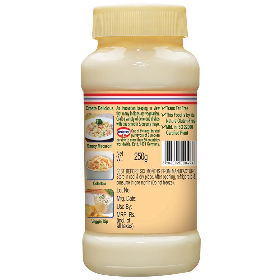 Dr. Oetker FunFoods Veg Mayonnaise  (Original) - 250 g