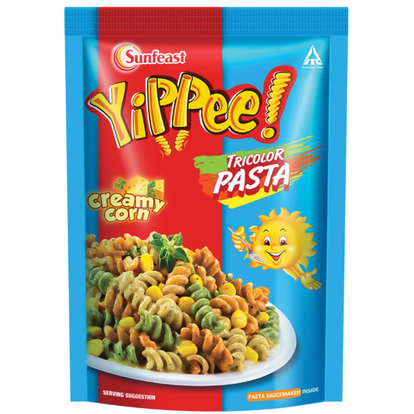 Sunfeast Yippee Tricolor Pasta - Creamy Corn - 65 g