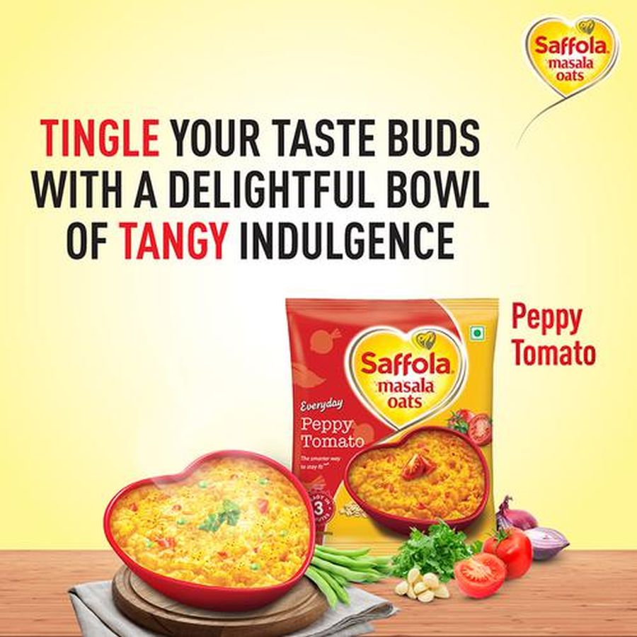 Saffola Masala Oats - Peppy Tomato - 38 g