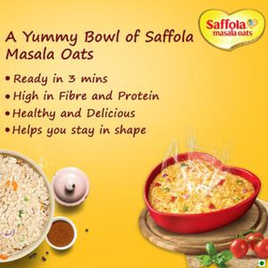 Saffola Masala Oats - Peppy Tomato - 500 g