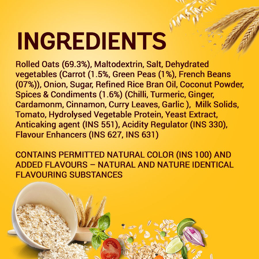 Saffola Masala Oats - Veggie Twist - 38 g