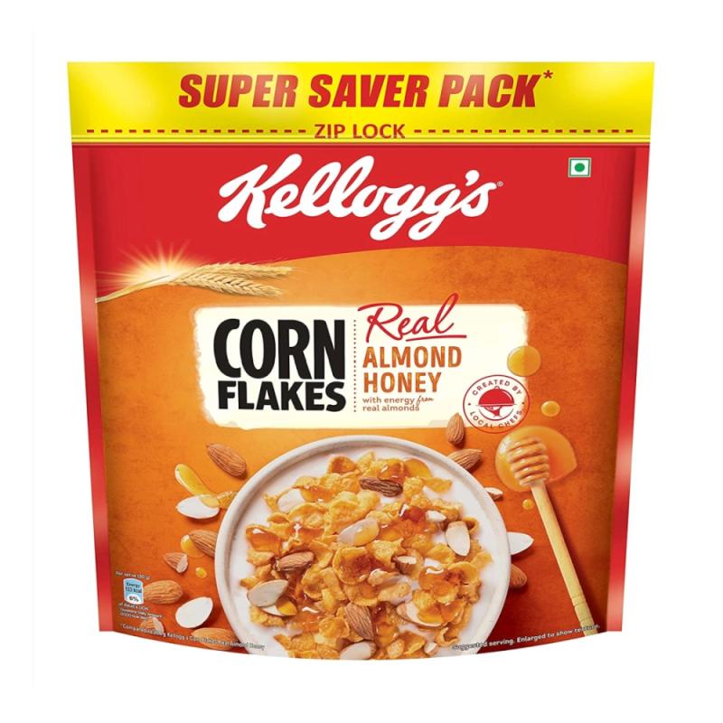 Kelloggs Corn Flakes With Real Almond & Honey - 1Kg