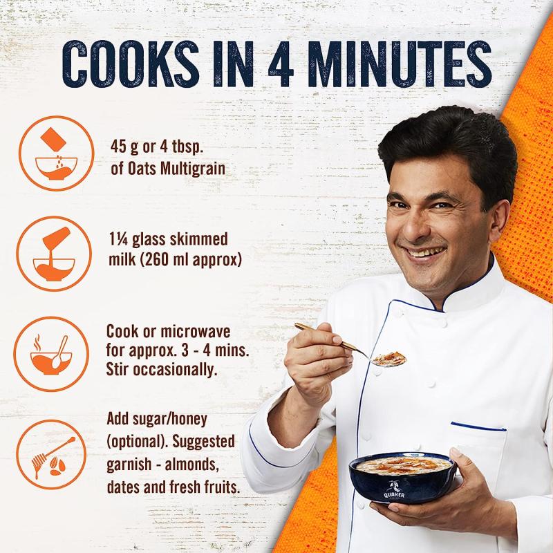 Quaker Multigrain Oats - 600 g