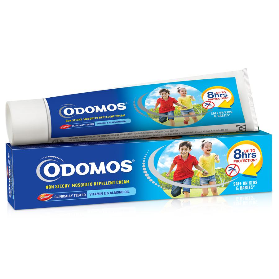 Odomos Cream - Non-Sticky Mosquito Repellent - 100 g