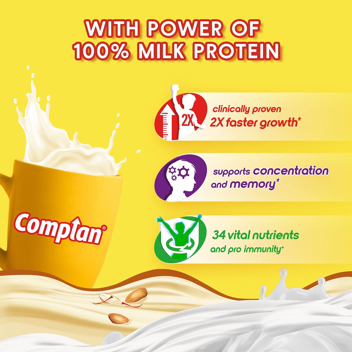 Complan Kesar Badam Flavour - 500 g