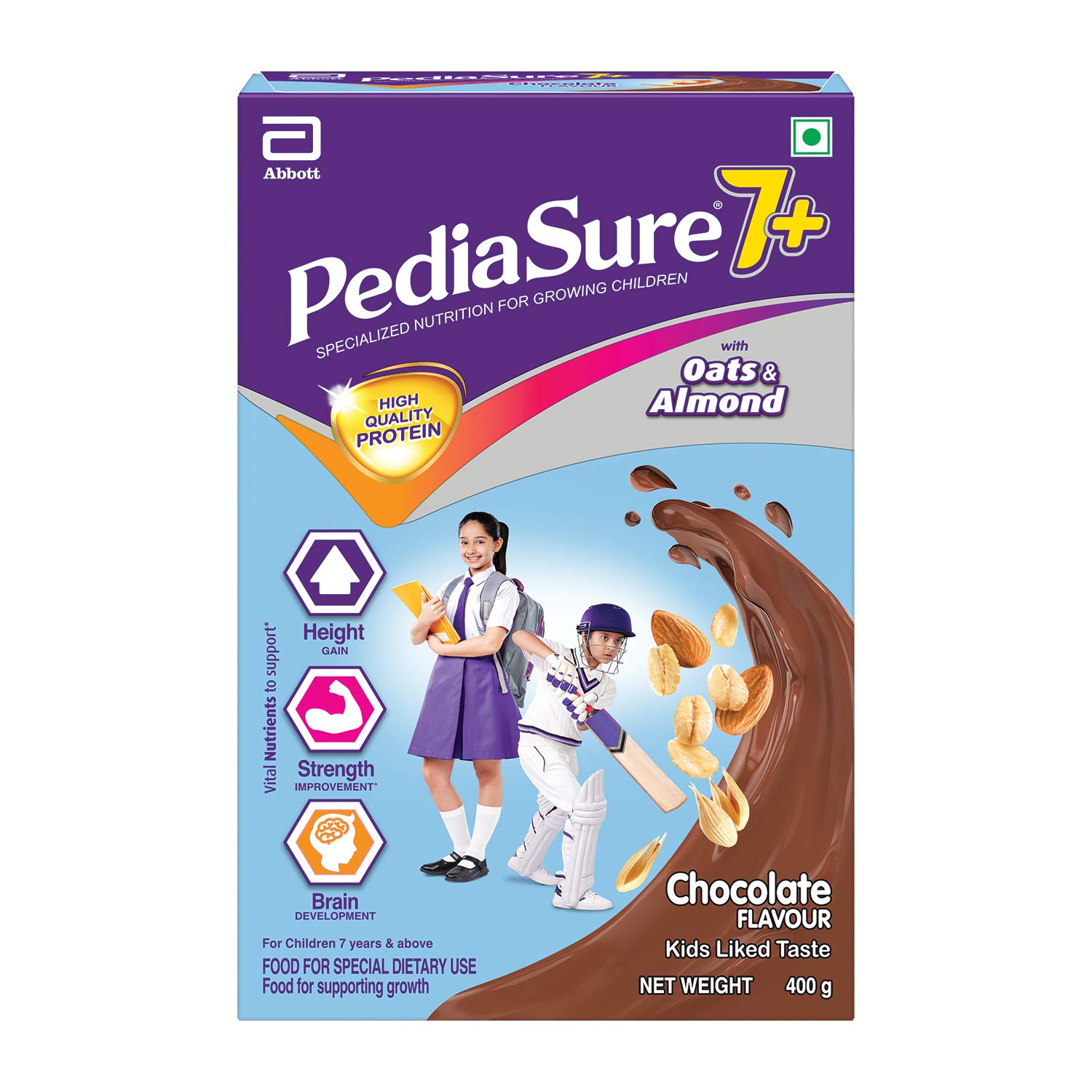 Pediasure 7 Plus Chocolate Flavour Powder - 400 g