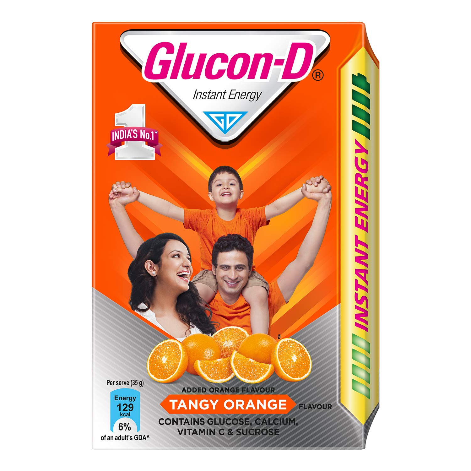 Glucon-D Instant Energy - Tangy Orange - 75 g