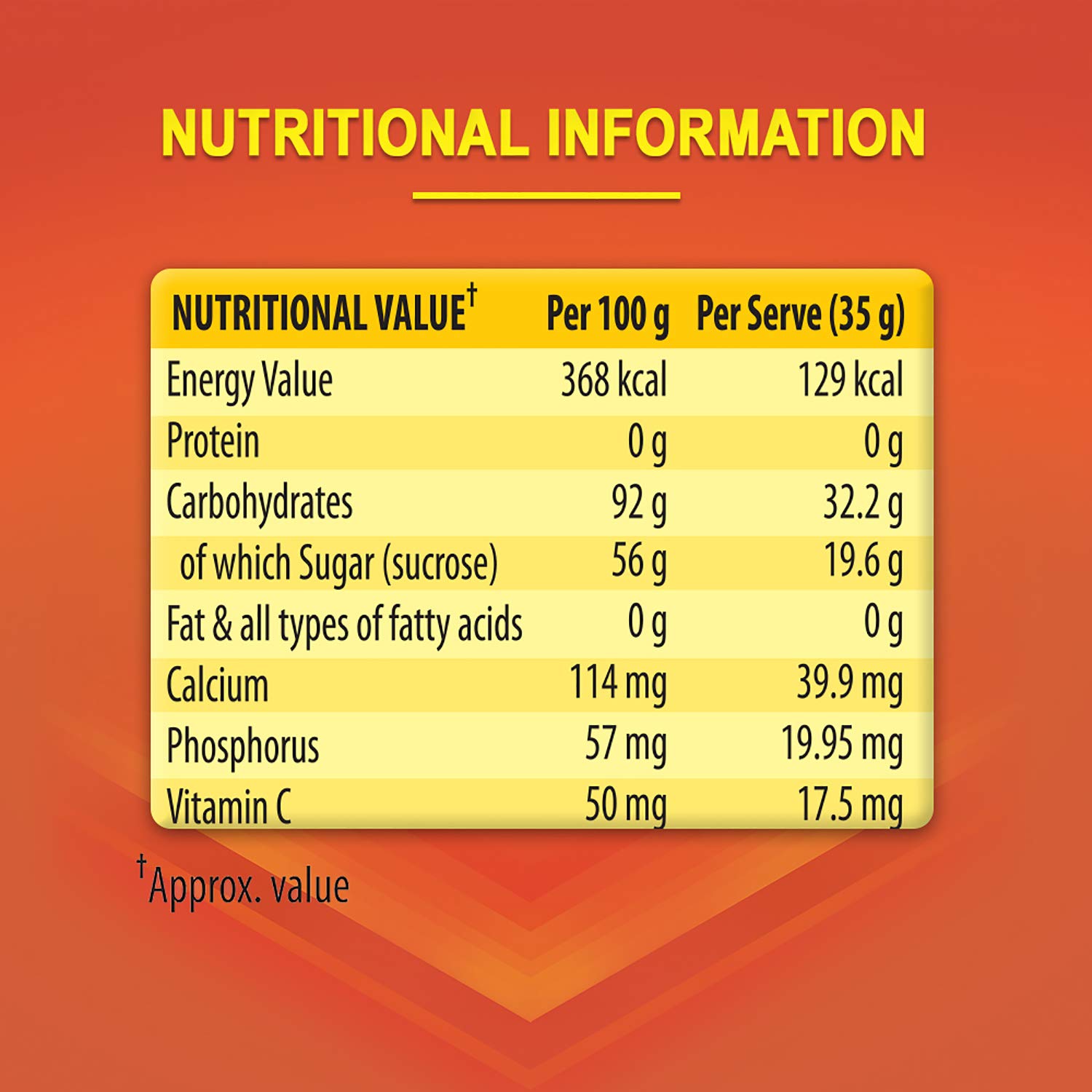 Glucon-D Instant Energy - Tangy Orange - 75 g