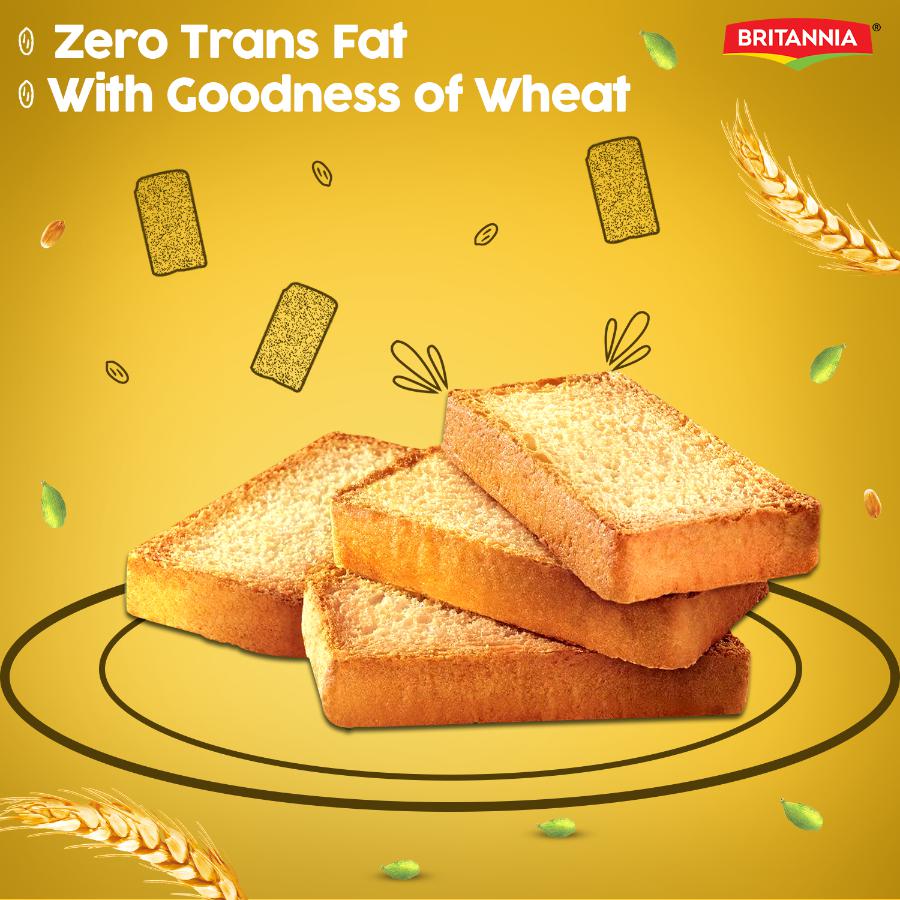 Britannia Toastea Premium Bake Rusk - 182 g