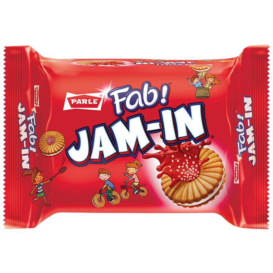 Parle Fab Jam-In Biscuits - 150 g