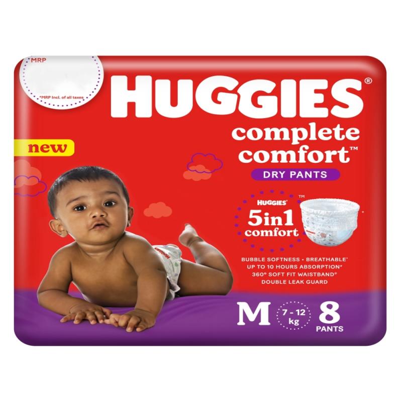 Huggies Wonder Pants Diapers - M - (7 - 12 kg) - 8 pcs