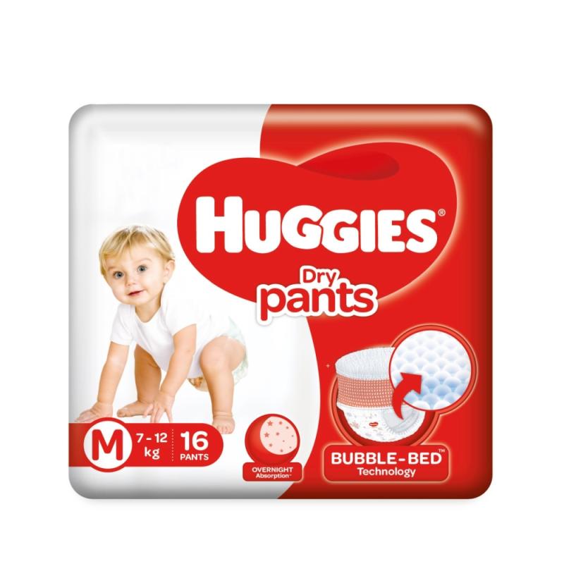 Huggies Wonder Pants Diapers - M - (7 - 12 kg) - 16 pcs