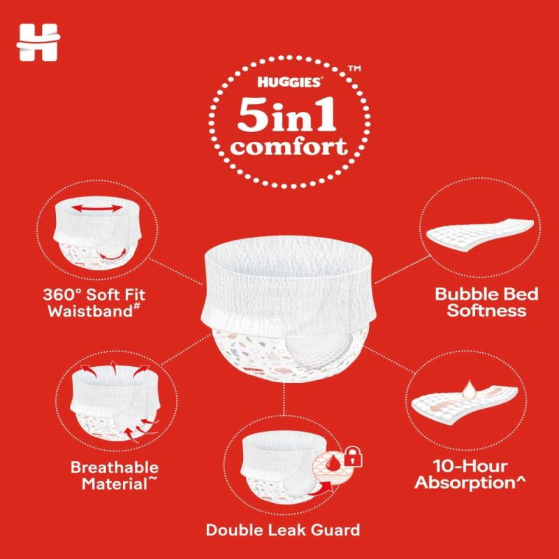 Huggies Wonder Pants Diapers - M - (7 - 12 kg) - 16 pcs