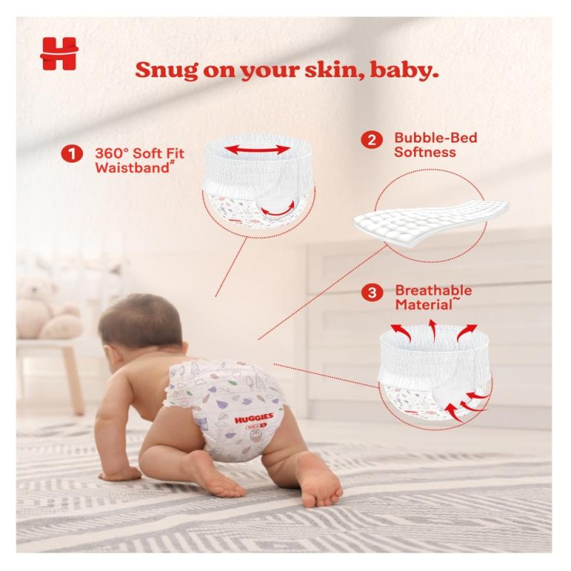 Huggies Wonder Pants Diapers - M - (7 - 12 kg) - 16 pcs