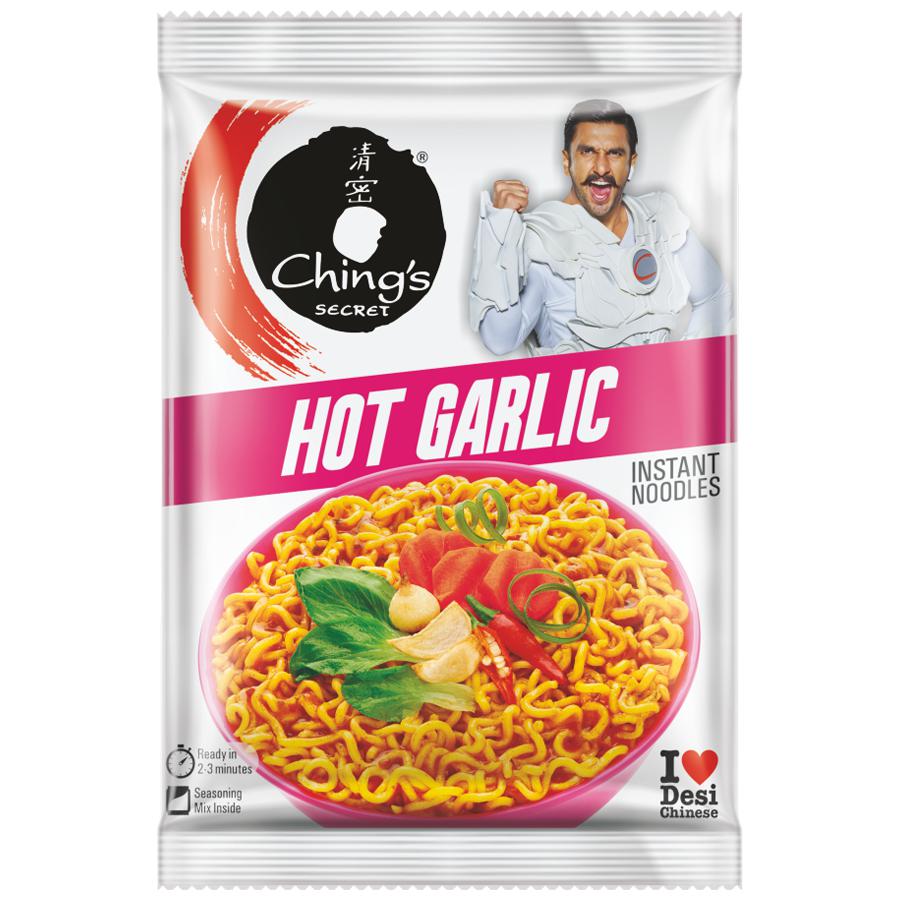 Ching's Hot Garlic Instant Noodles - 60 g