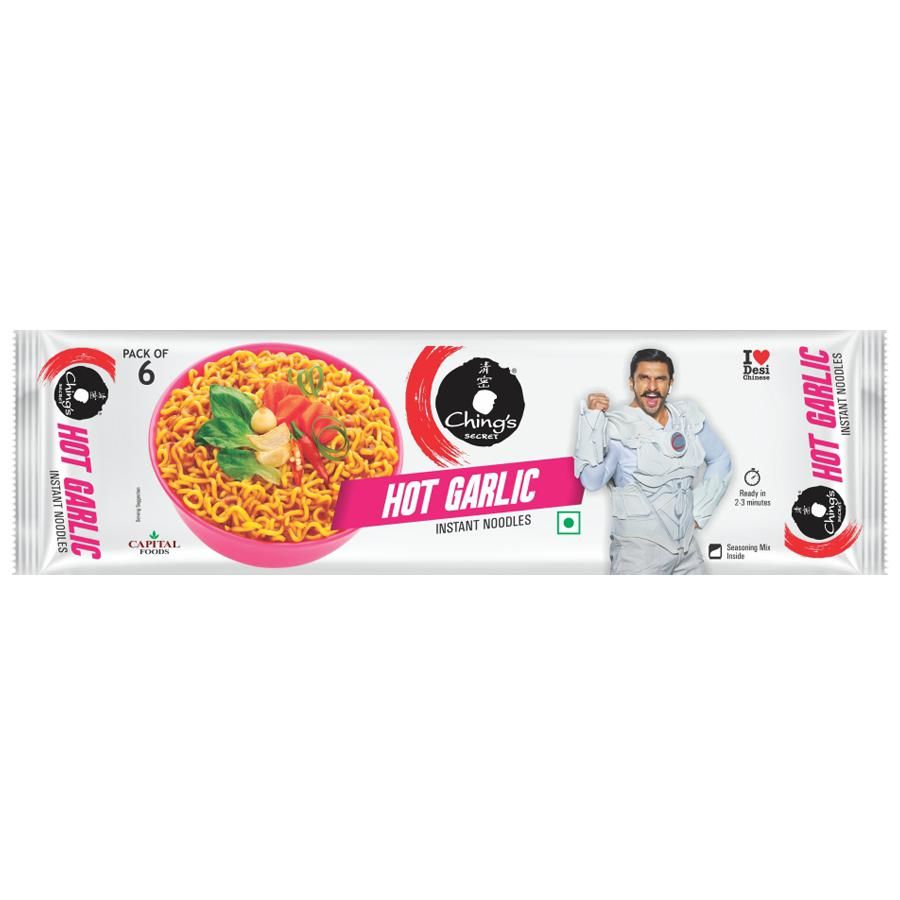 Ching's Hot Garlic Instant Noodles - 240 g