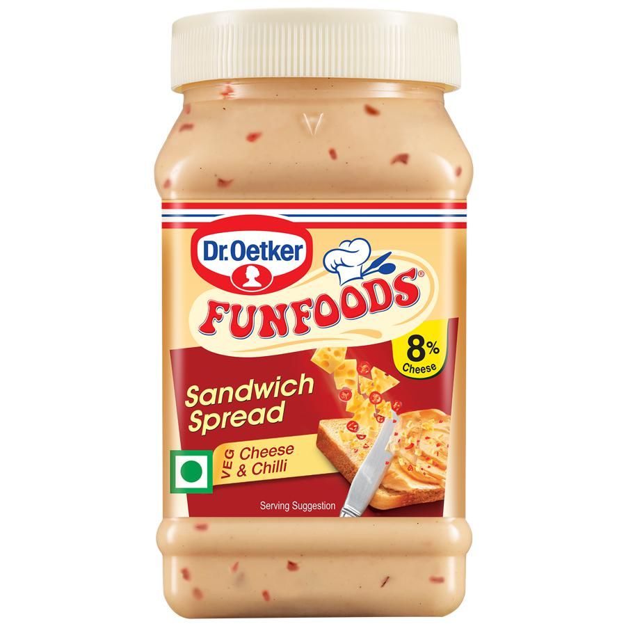 Dr.Oetker Funfoods Sandwich Spread Cheese & Chilli - 250 g