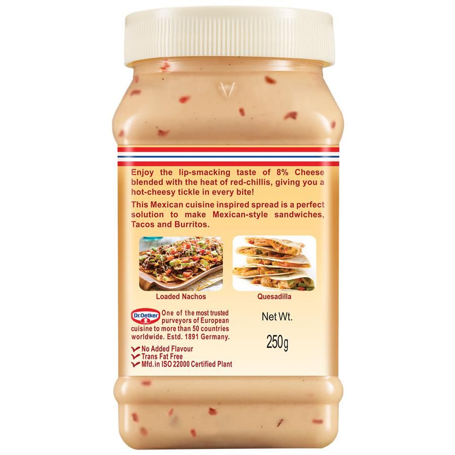 Dr.Oetker Funfoods Sandwich Spread Cheese & Chilli - 250 g