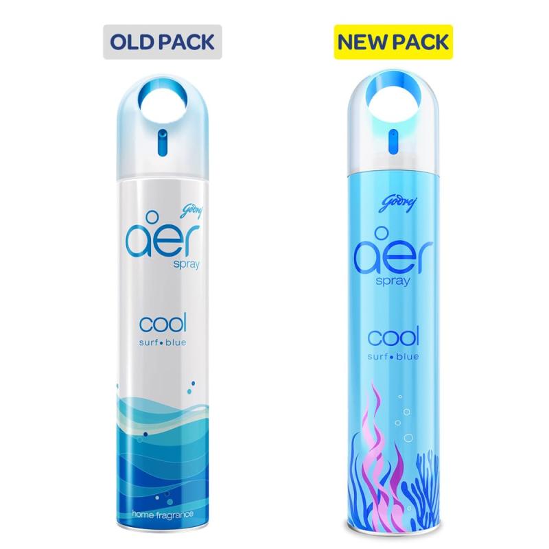 Godrej Aer Spray - Cool Surf Blue - 220 ml