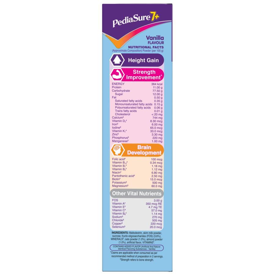 Pediasure 7 Plus Vanilla Flavour Powder - 400 g