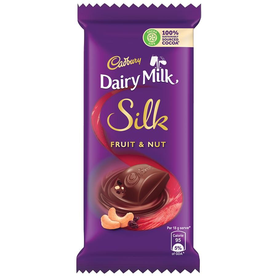 Cadbury Dairy Milk Silk Fruit &   Nut Chocolate - 55 g