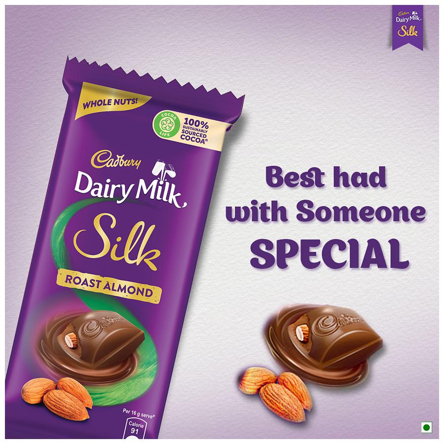 Cadbury Dairy Milk Silk - Roast Almond Chocolate - 143 g