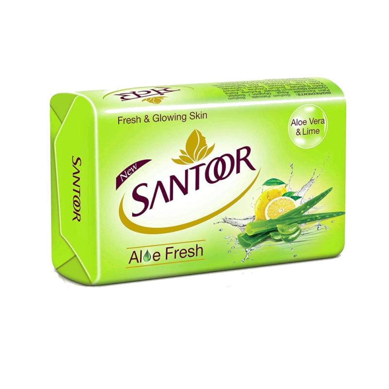 Santoor Aloe Fresh Soap - 4x100 g
