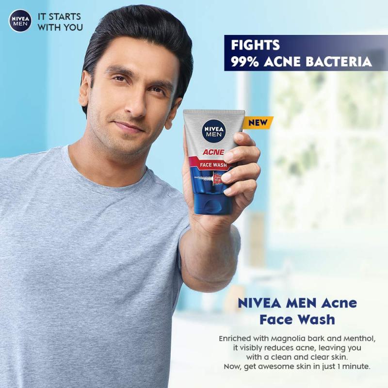 Nivea Men Acne Oil Control Face Wash - 100 g