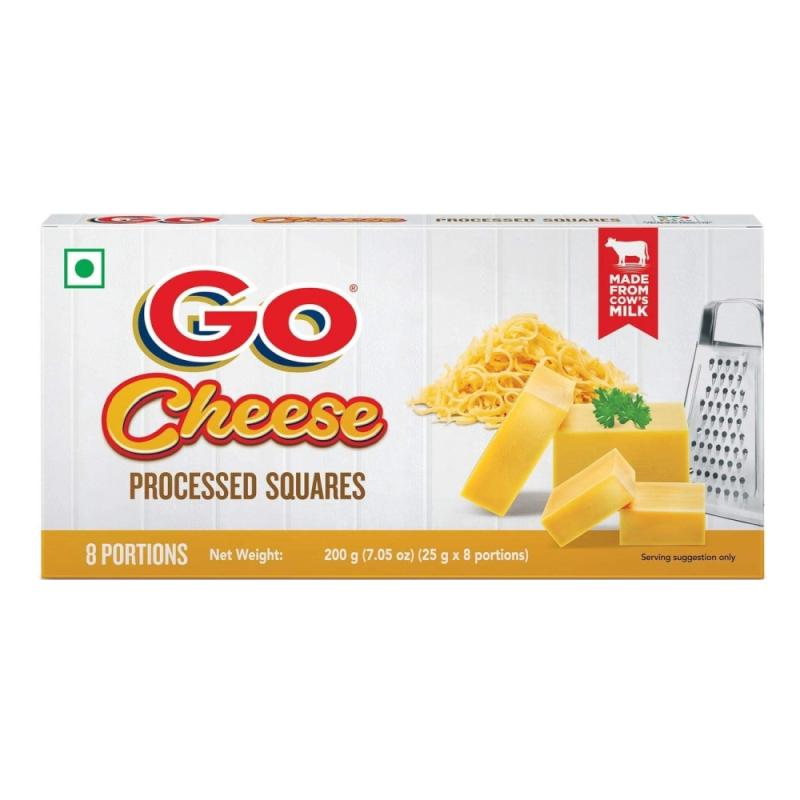 Go Cheese Squares (Carton) - 200 g