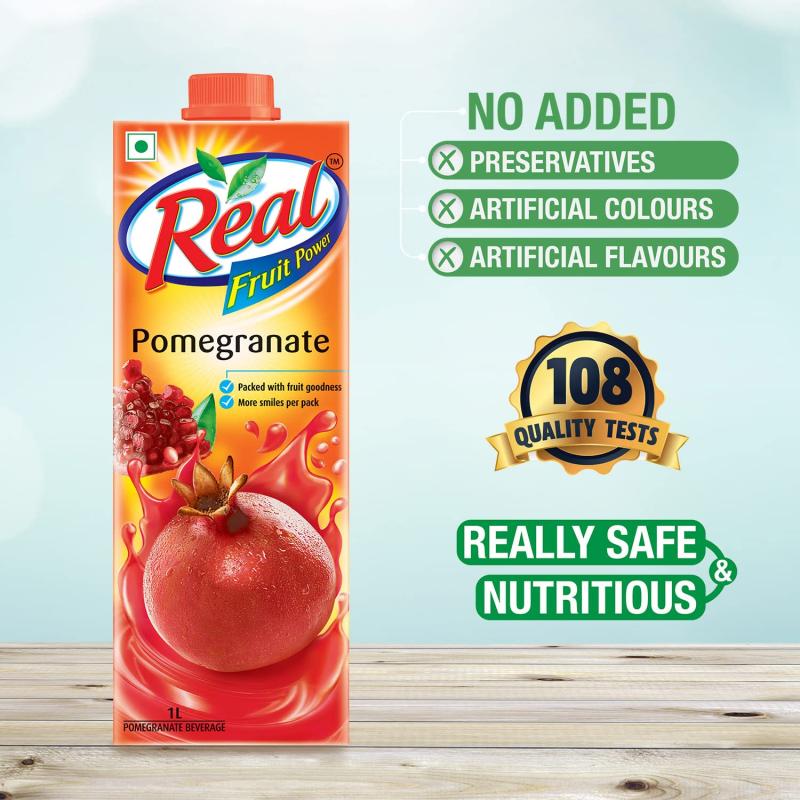 Real Fruit Power Pomegranate Juice - 1 L