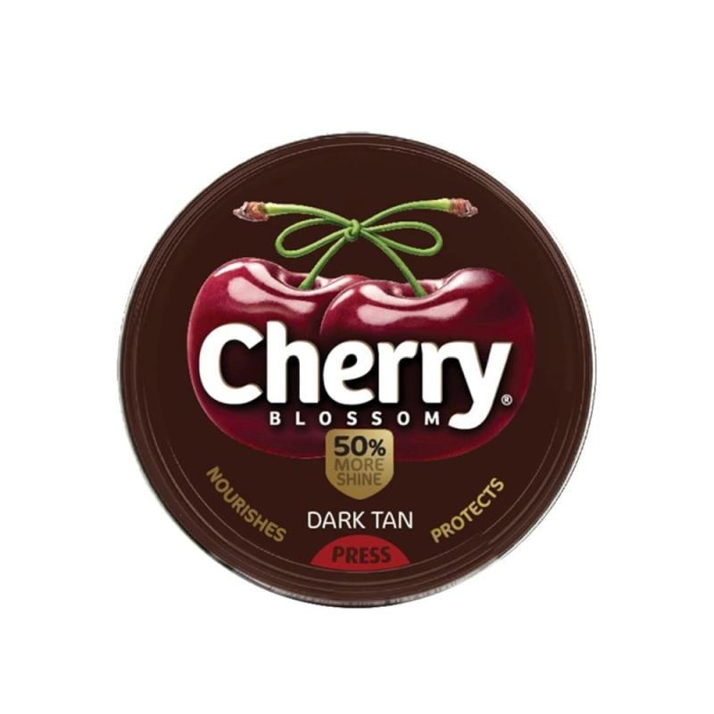 Cherry Blossom Dark Tan Shoe Polish - 15 g