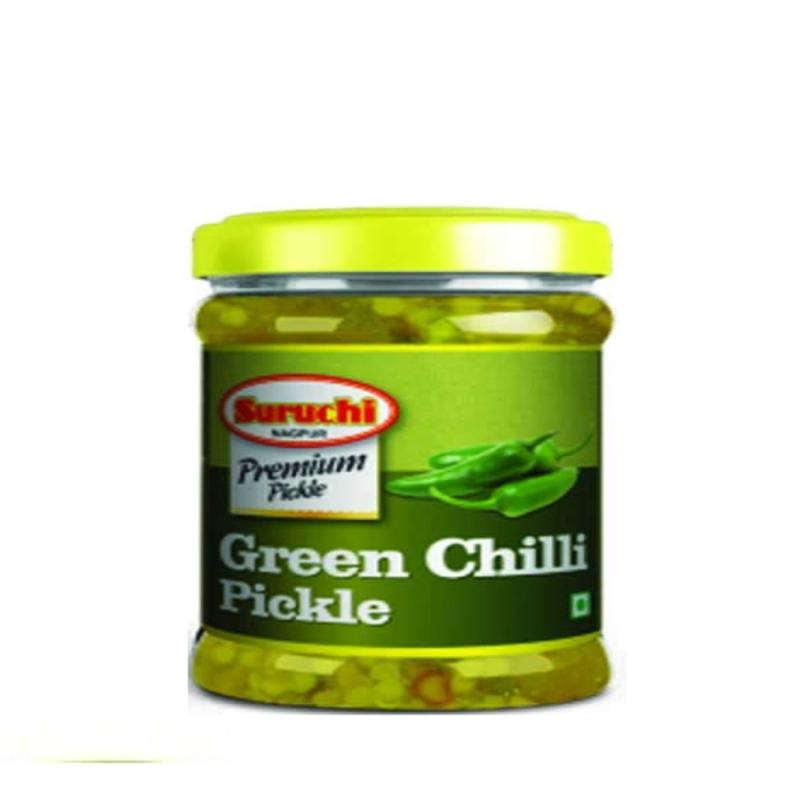 Suruchi Green Chilli Pickle - 325 g