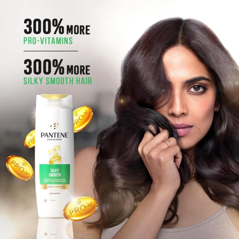 Pantene Pro-V Silky Smooth Care Shampoo - 340 ml