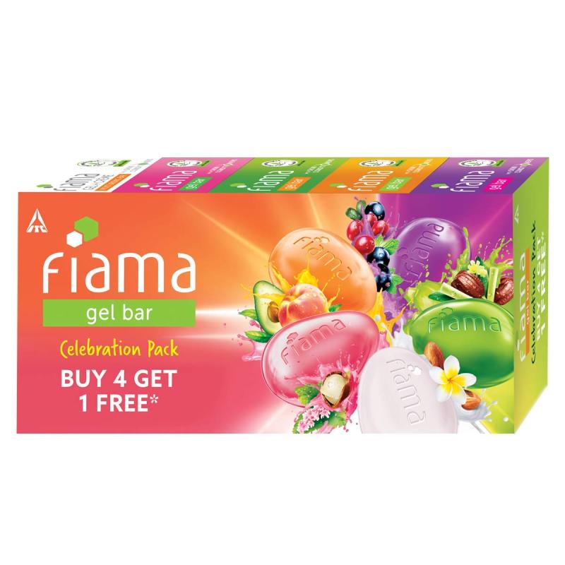 Fiama Gel Bar Celebration Pack - 5x125 g