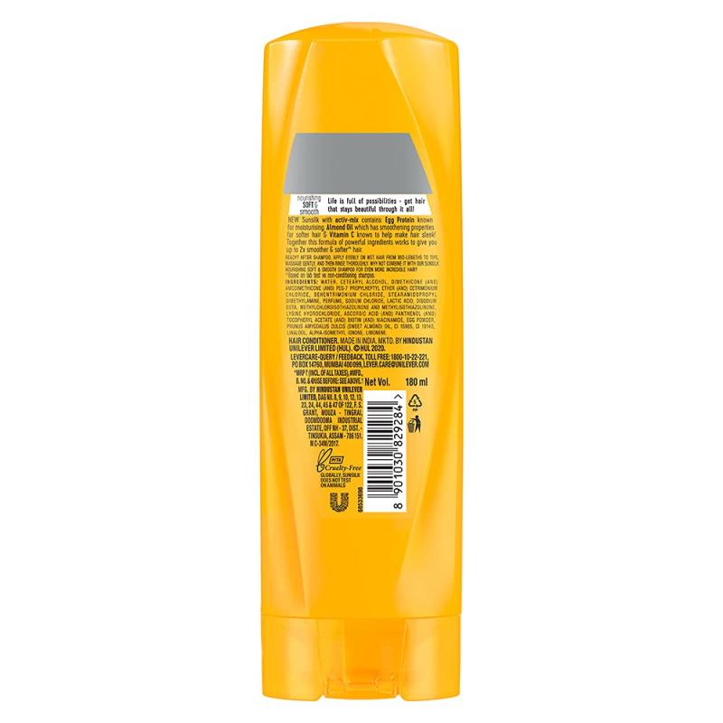 Sunsilk Nourishing Soft & Smooth Conditioner - 180 ml